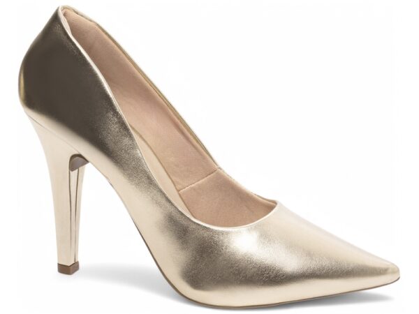 Sapato Scarpin Alto Arrasadora Nude Bege Salto Fino