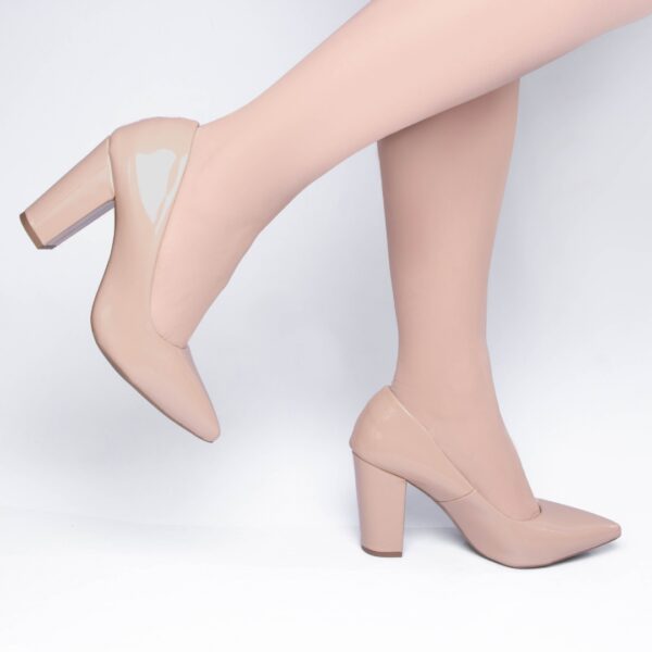 Sapato Scarpin Rose Verniz Salto Alto Elegante - 2025-00B - Imagem 6