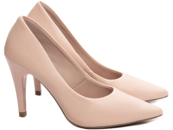 Sapato Scarpin Salto Alto Rose Confortável Elegante - Imagem 4