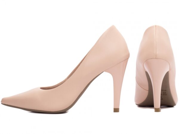 Sapato Scarpin Salto Alto Rose Confortável Elegante - Imagem 2