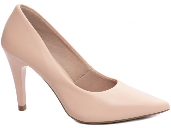 Sapato Scarpin Salto Alto Rose Confortável Elegante