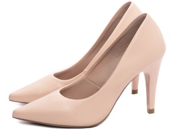 Sapato Scarpin Salto Alto Rose Confortável Elegante - Imagem 3